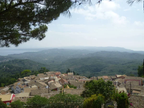 Uma Bela Foto Grécia Corfu — Fotografia de Stock