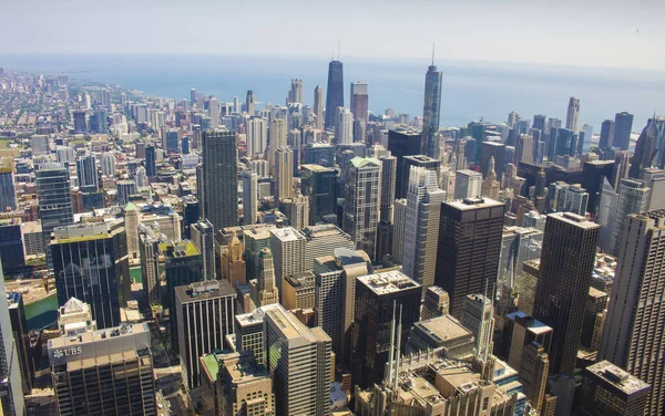 Şikago Birleşik Devletler Temmuz 2020 Willis Kulesinden Gökyüzü Manzarası — Stok fotoğraf