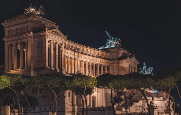 Egy Gyönyörű Kép Piazza Venezia Rómában Olaszország — Stock Fotó