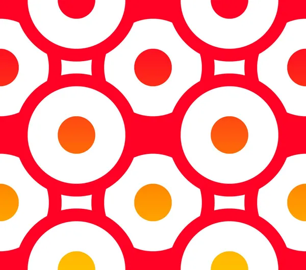 Ένα Γεωμετρικό Φωτεινό Κόκκινο Φόντο Μοτίβο Σχήμα Οβάλ — Φωτογραφία Αρχείου