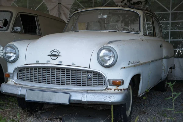 51143 Cologne Germany Jul 2021 Front View Oldtimer Brand Opel — Stock Photo, Image