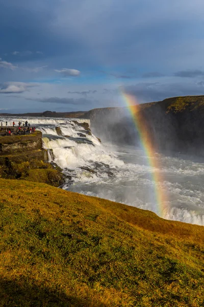 Vacker Bild Gullfoss Falls — Stockfoto