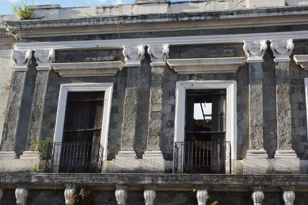 Старий Фасад Будівлі Адуани Манілі Філіппіни — стокове фото