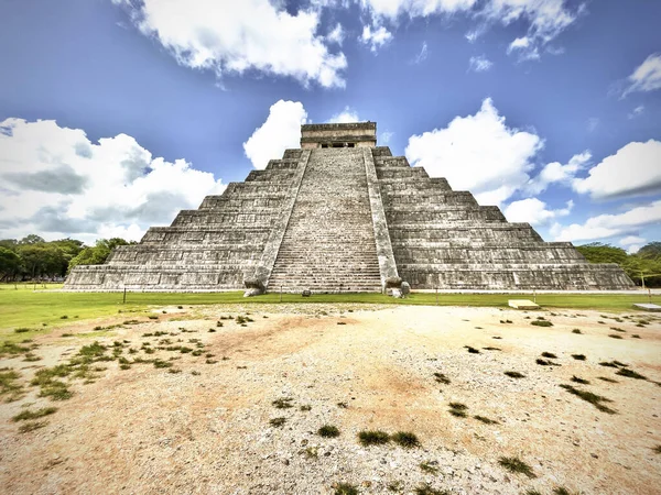 Scenic View Chichen Itza Pyramid Mexico — ストック写真