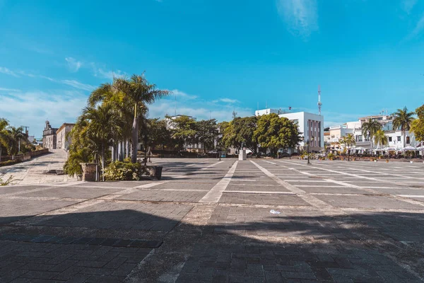 多米尼加共和国圣多明各殖民区的一个空停车场 — 图库照片