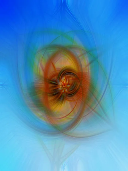 Una Representación Fondo Espiral Brillante Abstracto — Foto de Stock