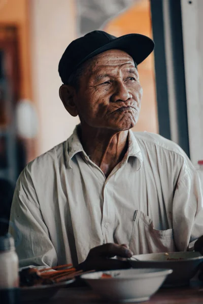 Tulunggagung Indonesien Juli 2021 Eine Vertikale Aufnahme Eines Authentischen Alten — Stockfoto