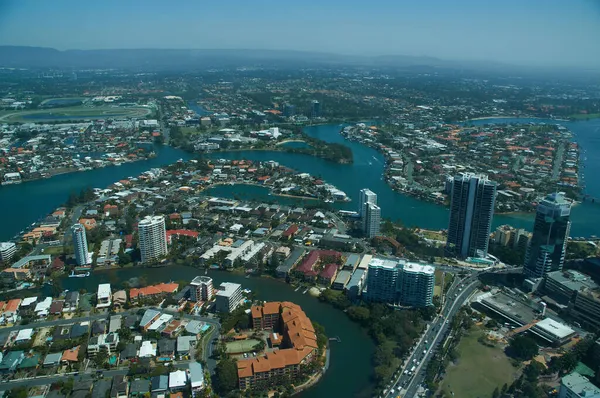 Aerial Shot Gold Coast Surfers Australia — Stock Photo, Image