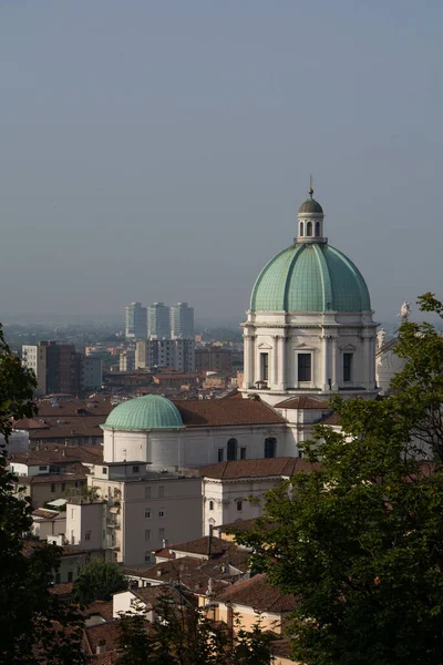 Kathedraal Van Duomo Nuovo Het Piazza Paolo Brescia Italië — Stockfoto