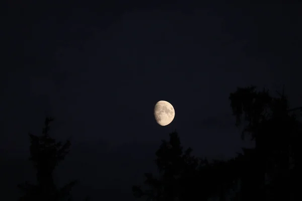 Der Mond Nachthimmel — Stockfoto