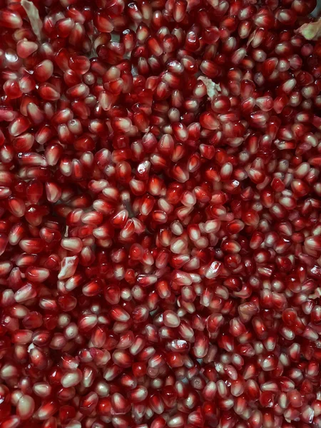 Closeup Pomegranate Seeds — Stock Photo, Image