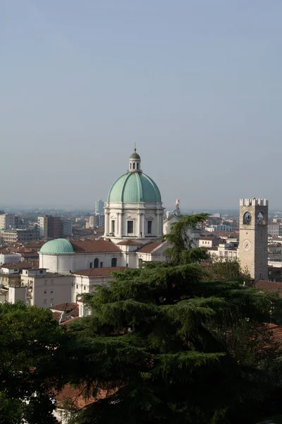 Kathedraal Van Duomo Nuovo Het Piazza Paolo Brescia Italië — Stockfoto