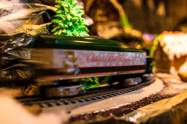 Egy Gyönyörű Karácsonyi Kompozíció Szezonális Dekorációk Díszek — Stock Fotó