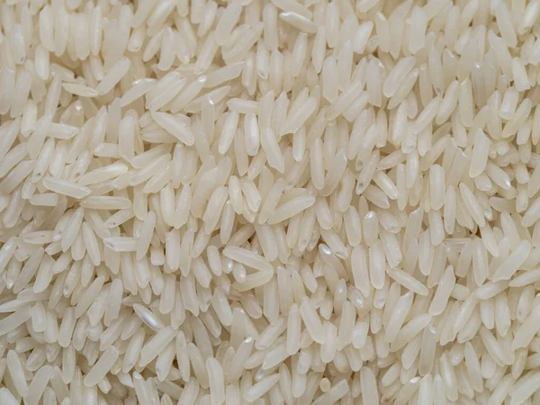 Een Close Van Witte Basmati Rijst — Stockfoto