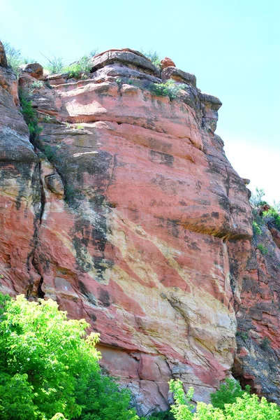 Schöne Aussicht Auf Die Felsigen Klippen Park — Stockfoto