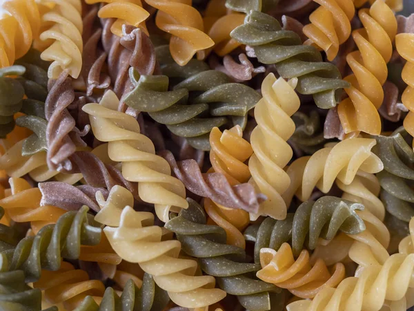 Close Colored Girandole Pasta — Stock Photo, Image