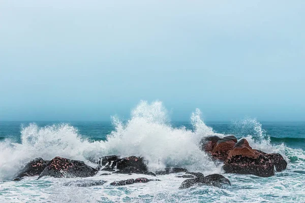 Deniz Dalgalarının Güzel Bir Görüntüsü — Stok fotoğraf