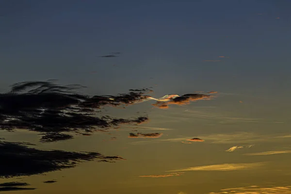 Uma Vista Fascinante Das Nuvens Céu Lobitos Peru — Fotografia de Stock