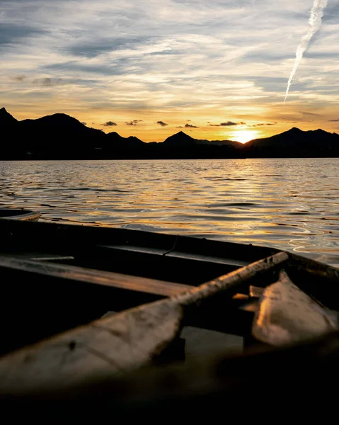 Belo Tiro Lago Pôr Sol — Fotografia de Stock