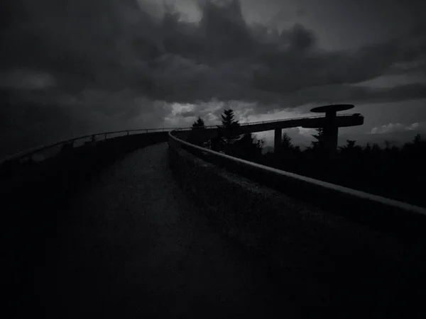 Оглядовий Майданчик Clingmans Dome Great Smoky Mountains National Park Gatlinburg — стокове фото