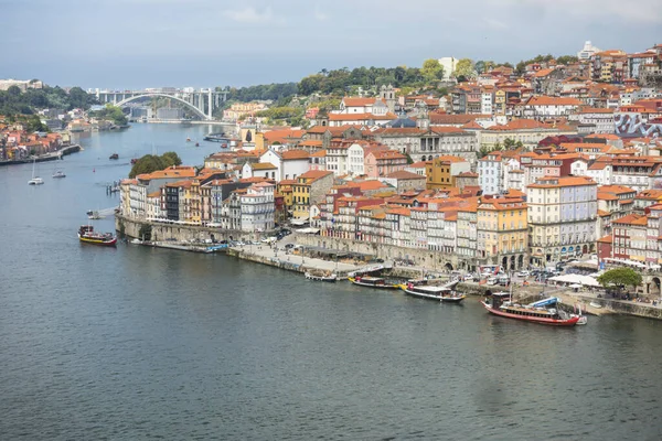 Porto Portogallo Settembre 2021 Porto Portogallo Centro Storico Quartiere Ribeira — Foto Stock