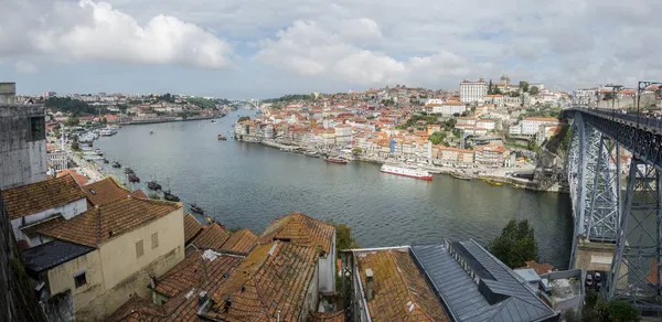 Porto Portugalsko Září 2021 Porto Portugal Panoramatický Výhled Střechami Přístavních — Stock fotografie