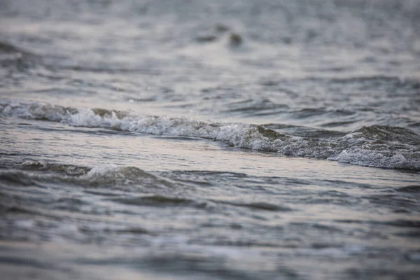 Une Belle Vue Sur Les Vagues Douces Océan — Photo