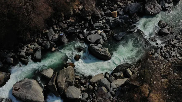 View River Flowing Rocks — ストック写真