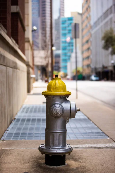 Vertikální Záběr Požárního Hydrantu Ulici — Stock fotografie