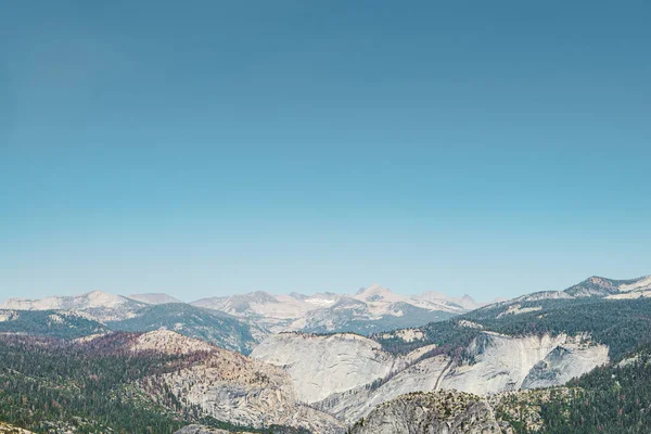 Uma Vista Aérea Parque Nacional Yosemite Califórnia Eua — Fotografia de Stock