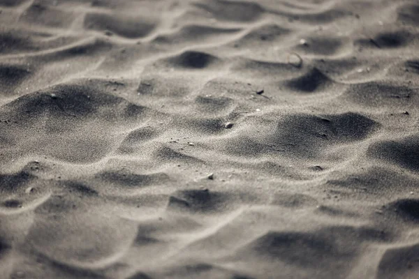 Primo Piano Dettagli Materici Sulla Sabbia Grigia — Foto Stock