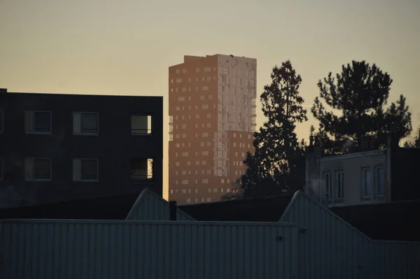 Vue Des Bâtiments Résidentiels Nimègue Pays Bas — Photo