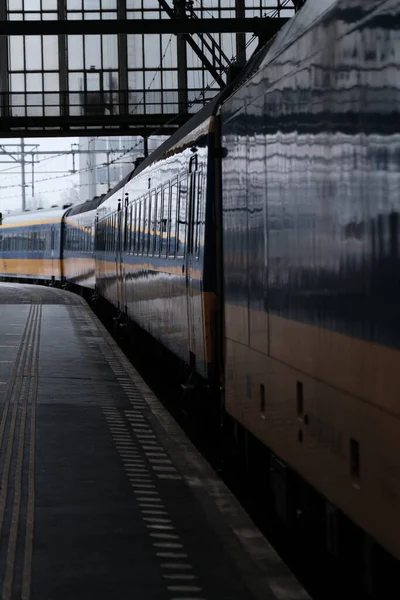 Ein Alter Zug Bahnhof — Stockfoto