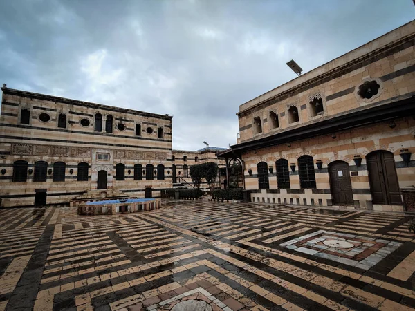 Azm Palace Található Buzuriyah Souq Régi Damaszkuszban Palota Otthont Museum — Stock Fotó