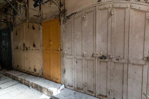 Old Metal Gates Old City Jerusalem Israel — Stock Photo, Image