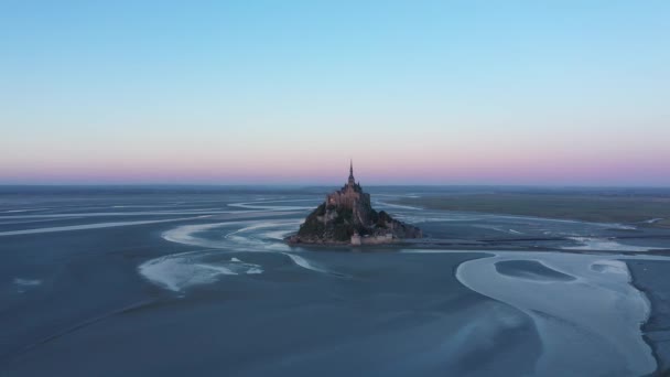 Mont Saint Michel Normandie Francie — Stock video