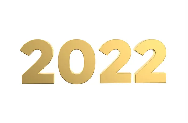 新年とクリスマスのデザインのための 2022 の数字のイラスト — ストック写真