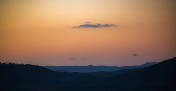 Вид Повітря Захід Сонця Кулум Біч Австралія — стокове фото