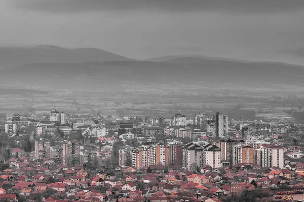 Вид Воздуха Пирот Сербия — стоковое фото
