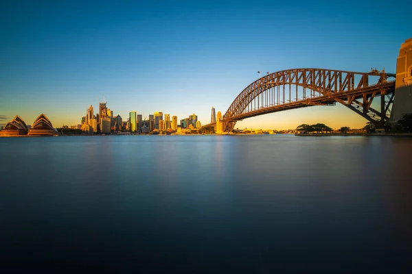 Het Uitzicht Sydney Harbour Bridge Australië — Stockfoto