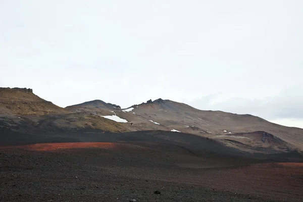 Piękna Przyroda Krajobrazy Islandii Pochmurny Dzień — Zdjęcie stockowe