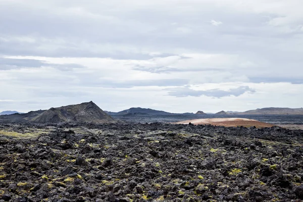 Die Schöne Natur Und Landschaft Islands Einem Bewölkten Tag — Stockfoto