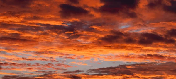 Beautiful Sunset Cloudy Sky — Stock Photo, Image