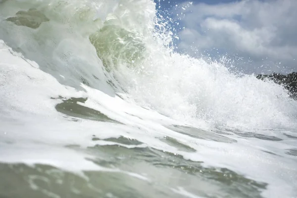 Krásný Výhled Modré Vlny Pláži — Stock fotografie