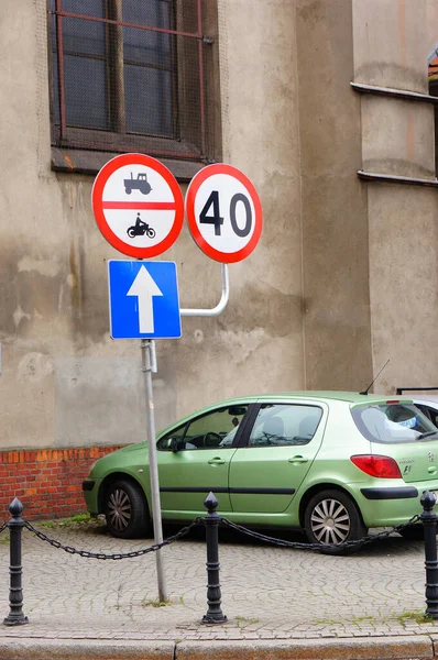 Poznan Polen Okt 2013 Een Verticale Foto Van Een Peugeot — Stockfoto