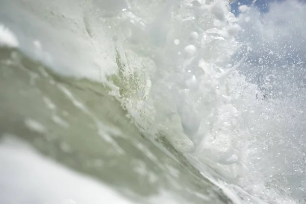 Красивий Вид Блакитні Пляжні Хвилі — стокове фото