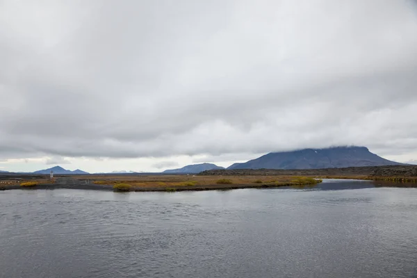 Prachtige Natuur Landschappen Ijsland Een Bewolkte Dag — Stockfoto