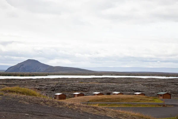 Den Vackra Naturen Och Landskapet Island Molnig Dag — Stockfoto