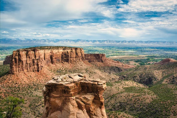 Верхній Вигляд Чудового Національного Пам Ятника Колорадо Сша — стокове фото