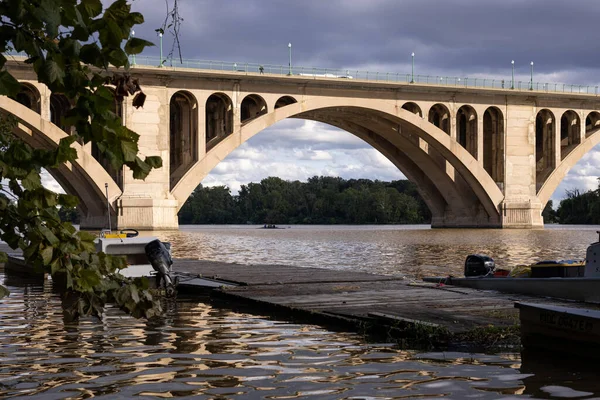 Beautiful View Key Bridge Washington — Stock Photo, Image